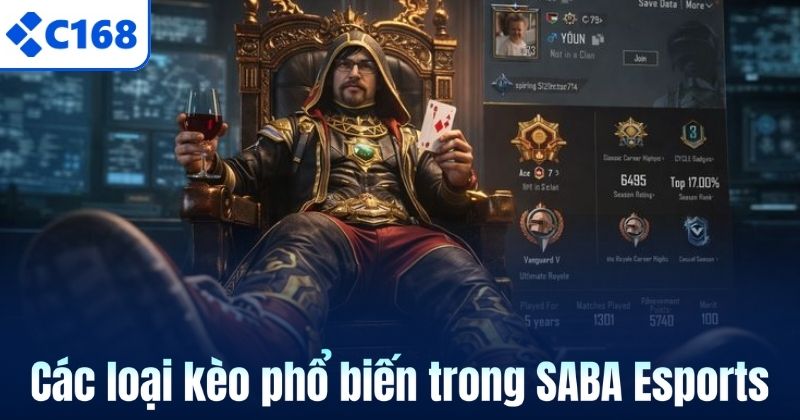SABA Esports C168 – Sảnh Cá Cược Thể Thao Điện Tử Hấp Dẫn 6 Các loại kèo phổ biến trong SABA Esports